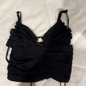 Elegant Black Women's Top